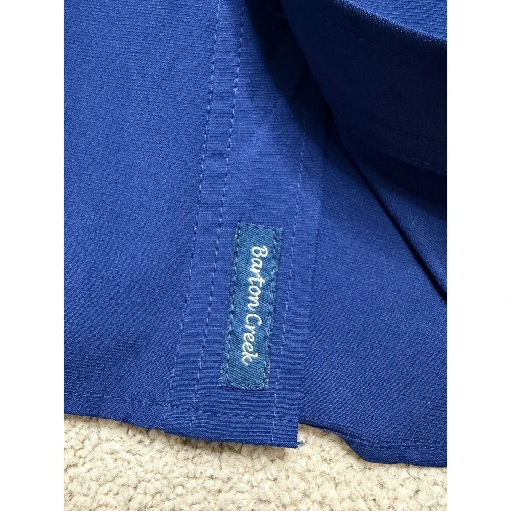 Magellan Outdoor Barton Creek LS Shirt 2XL Moisture Wicking Medieval Blue
